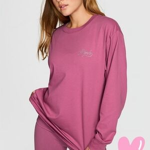 NWT Victoria's Secret Campus Cotton Long-Sleeve Tee Size XSmall